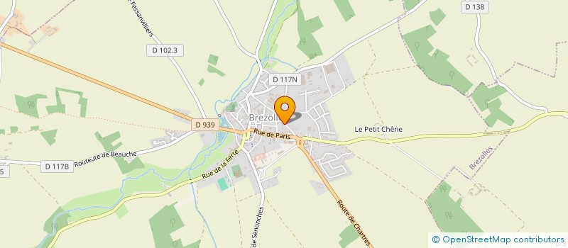 localisation de l'entreprise SCEA BESNARD à BREZOLLES