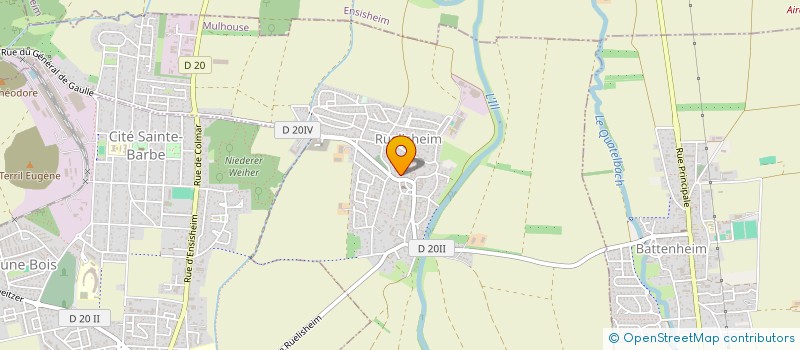 localisation de l'entreprise SCEA BIHR  RUELISHEIM