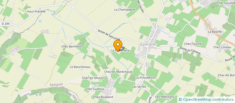 localisation de l'entreprise SCEA BILLONNEAU  EPARGNES