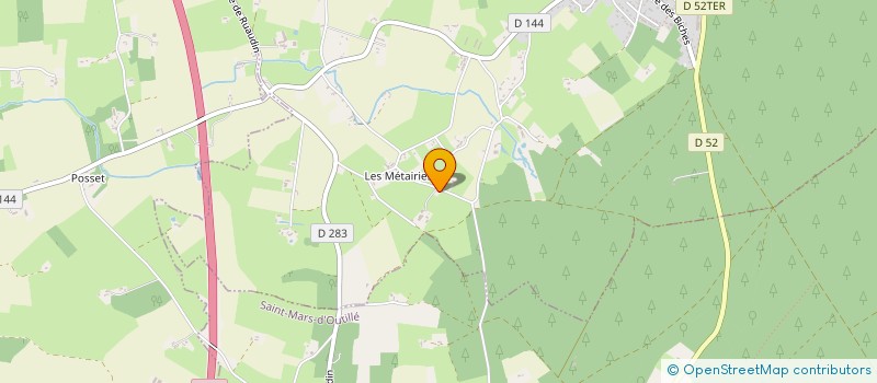 localisation de l'entreprise SCEA BIO BP  PARIGNE L'EVEQUE