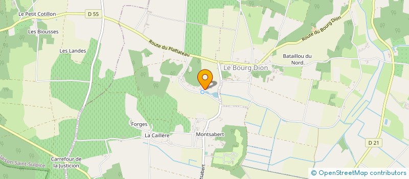localisation de l'entreprise SCEA BIOTTEAU FRERES à LES GARENNES SUR LOIRE