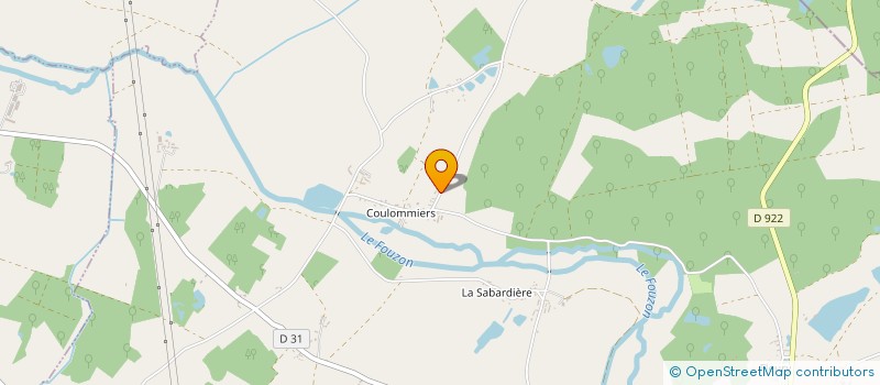 localisation de l'entreprise SCEA BIZEAU à DUN-LE-POELIER
