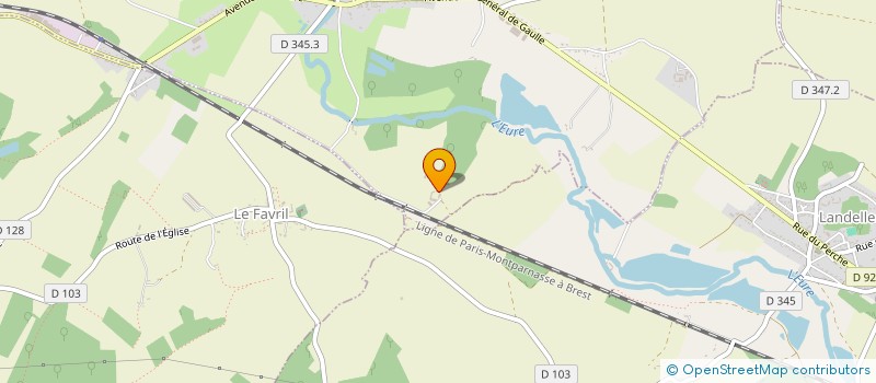localisation de l'entreprise SCEA BLONDEAU à PONTGOUIN