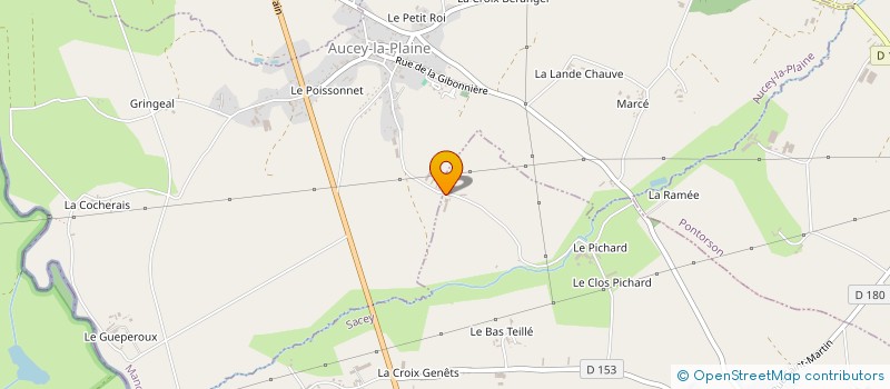 localisation de l'entreprise SCEA BODIN  SACEY