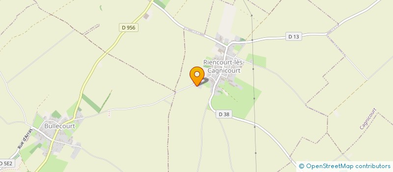 localisation de l'entreprise SCEA BOIS DE LA CHAPELLE  RIENCOURT-LES-CAGNICOURT