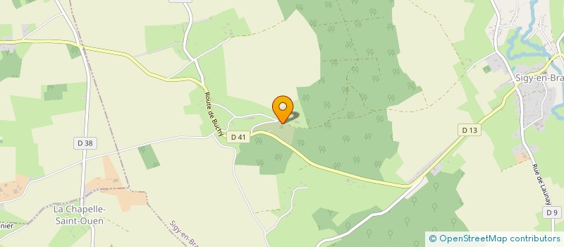 localisation de l'entreprise SCEA BOIS LE BORGNE  SIGY-EN-BRAY