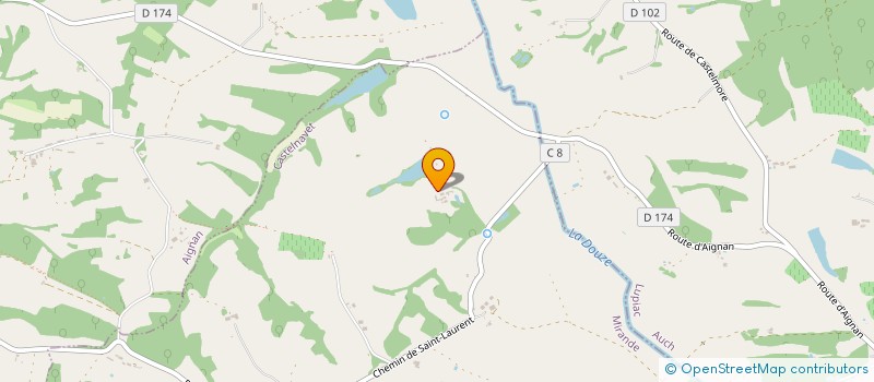 localisation de l'entreprise SCEA BOISSIER BOUTES  AIGNAN