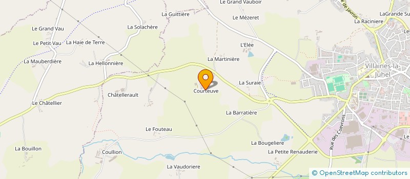 localisation de l'entreprise SCEA BOITIERE à VILLAINES-LA-JUHEL