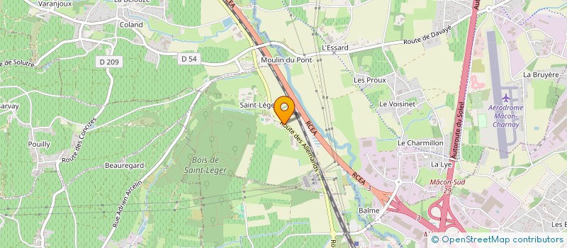 localisation de l'entreprise SCEA BONNET à CHARNAY-LES-MACON