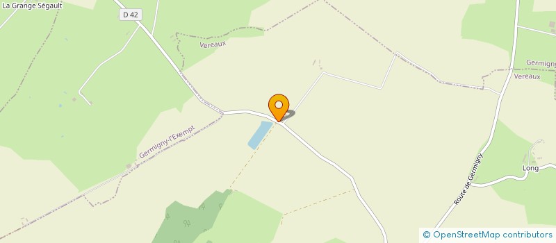 localisation de l'entreprise SCEA BONNET LA MALETTERIE  VEREAUX