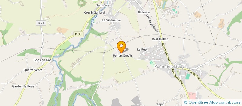 localisation de l'entreprise SCEA BONNIEC à LANGOAT
