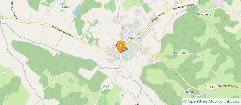 localisation de l'entreprise SCEA BORDES à PUYOL-CAZALET