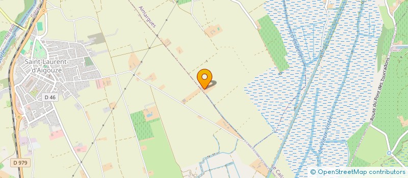 localisation de l'entreprise SCEA BORDES GRAND  SAINT LAURENT D'AIGOUZE