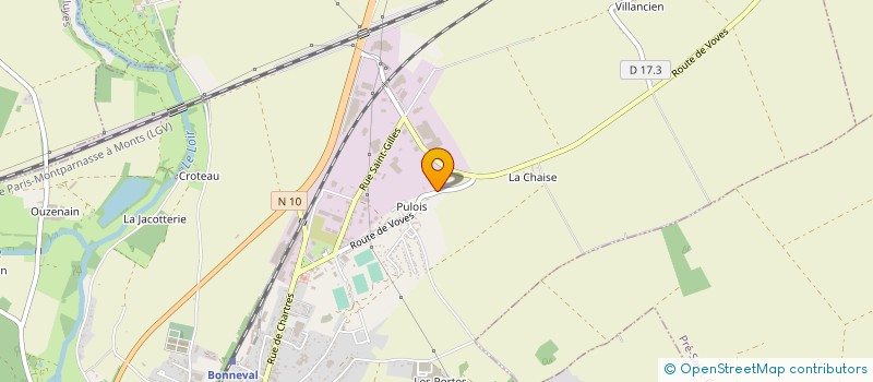 localisation de l'entreprise SCEA BOUGEATRE à BONNEVAL
