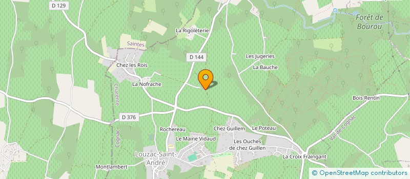 localisation de l'entreprise SCEA BOUGNAUD à LOUZAC-SAINT-ANDRE