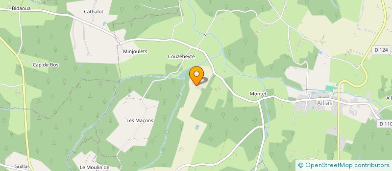 localisation de l'entreprise SCEA BOURRILLON à AILLAS