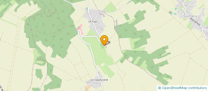 localisation de l'entreprise SCEA BOUZONIE ELTP à TURNY