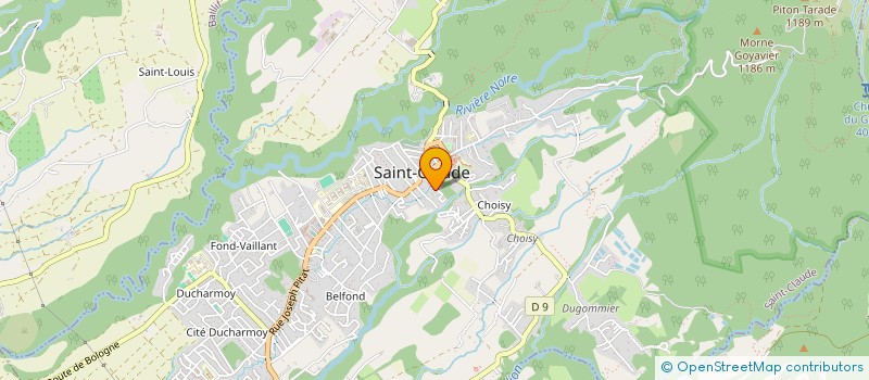 localisation de l'entreprise SCEA BOVIS-BHIKI  SAINT-CLAUDE