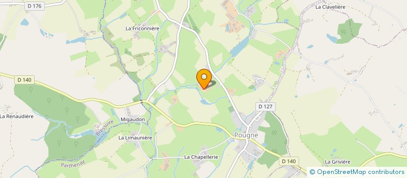 localisation de l'entreprise SCEA BOYE LAURENT à POUGNE-HERISSON