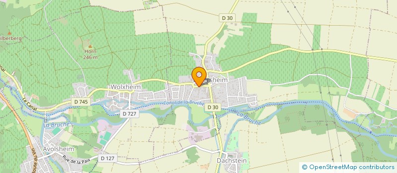 localisation de l'entreprise SCEA BRAND ET FILS  ERGERSHEIM