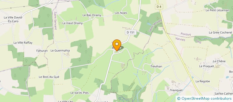 localisation de l'entreprise SCEA BRENATURE  SAINT-SERVANT