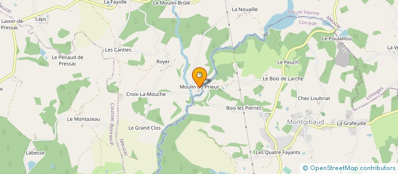 localisation de l'entreprise SCEA BRETAGNE à MEUZAC