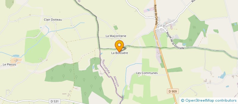 localisation de l'entreprise SCEA BRUNEAU-DOMAIN à LALACELLE