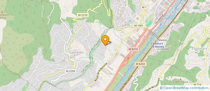 localisation de l'entreprise SCEA BRUZZONE FRERES à GATTIERES