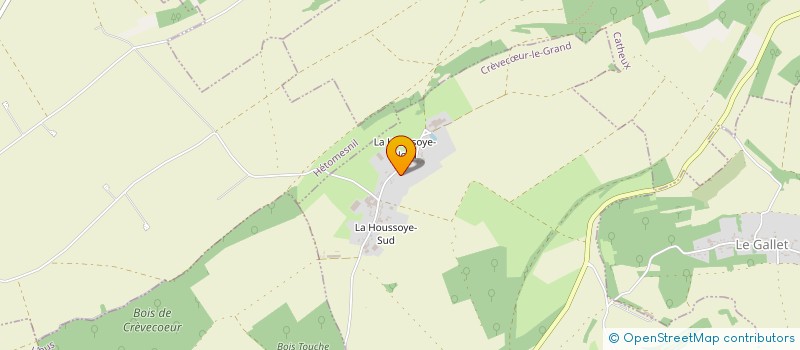 localisation de l'entreprise SCEA BUSSY  CREVECUR-LE-GRAND