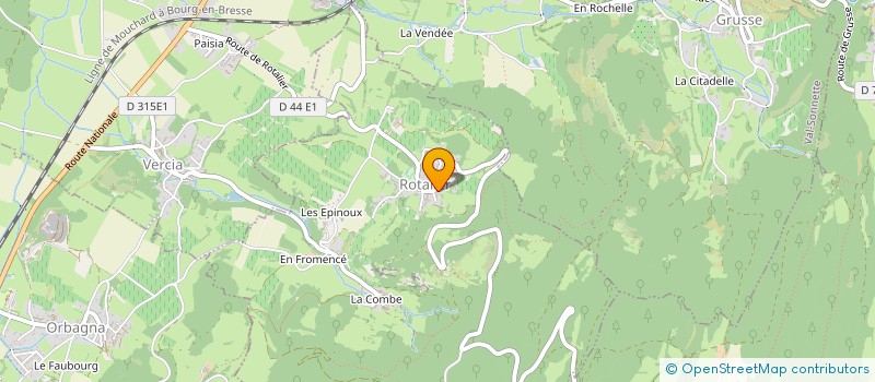 localisation de l'entreprise SCEA C. BOULANGER  ROTALIER