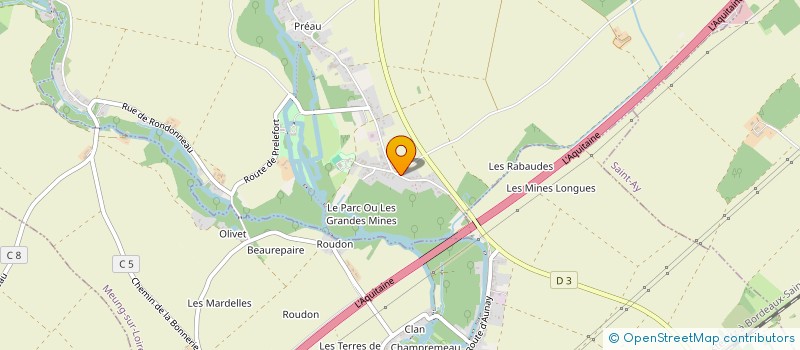 localisation de l'entreprise SCEA C. VILLETTE à HUISSEAU-SUR-MAUVES