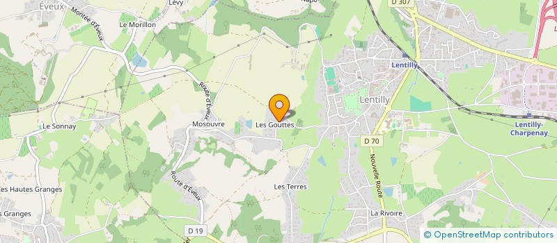 localisation de l'entreprise SCEA CA RANCH à LENTILLY