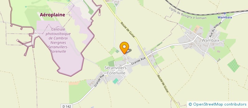 localisation de l'entreprise SCEA CAMBRAI à SERANVILLERS-FORENVILLE