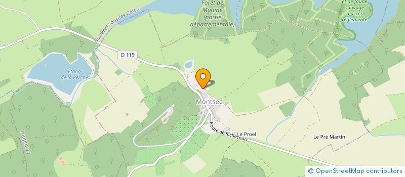 localisation de l'entreprise SCEA CAMPO DI GOSIO  BUXIERES-SOUS-LES-COTES