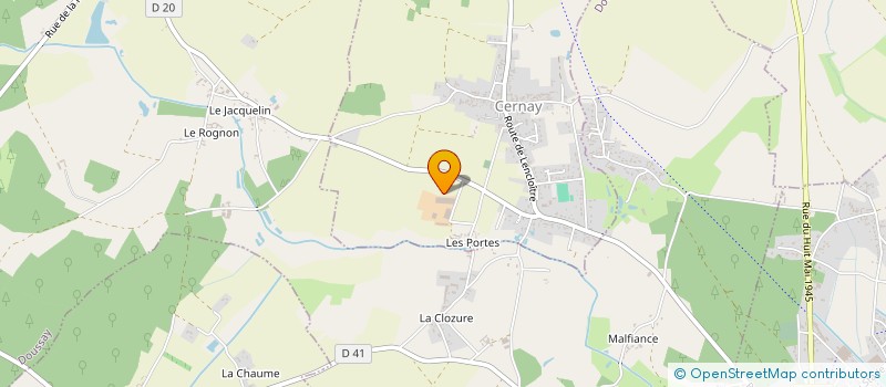 localisation de l'entreprise SCEA CAP AGRI à CERNAY