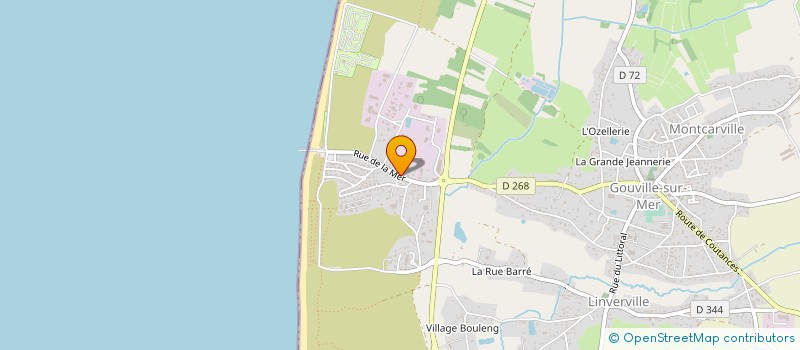 localisation de l'entreprise SCEA CAP AU LARGE à GOUVILLE-SUR-MER