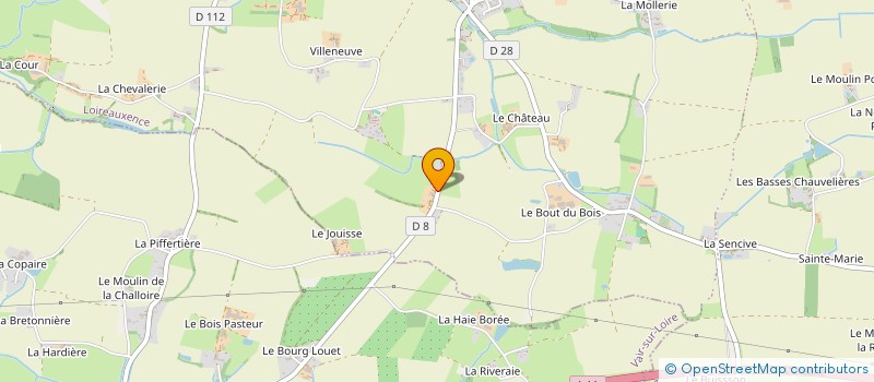 localisation de l'entreprise SCEA CAPELIA  LOIREAUXENCE