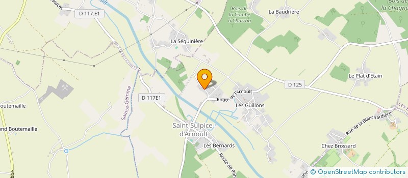 localisation de l'entreprise SCEA CAPRIDOR  SAINT-PORCHAIRE