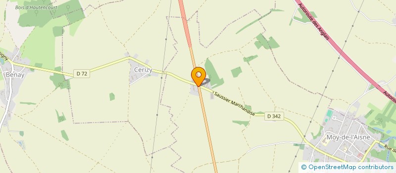 localisation de l'entreprise SCEA CARDOT à MOY DE L'AISNE