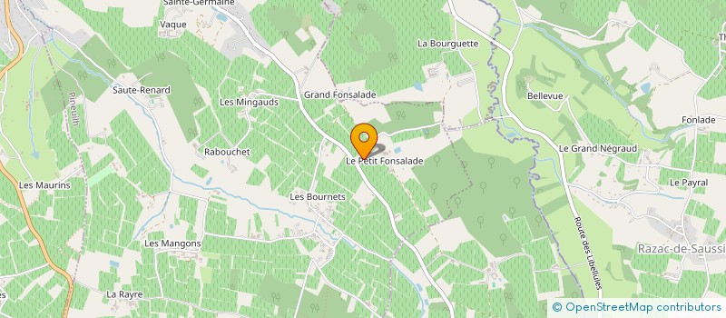 localisation de l'entreprise SCEA CARIS DU TERTRE  SAINT-PHILIPPE-DU-SEIGNAL