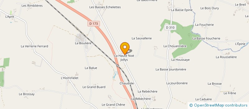 localisation de l'entreprise SCEA CARLIER MARIN  MARTIGNE-FERCHAUD