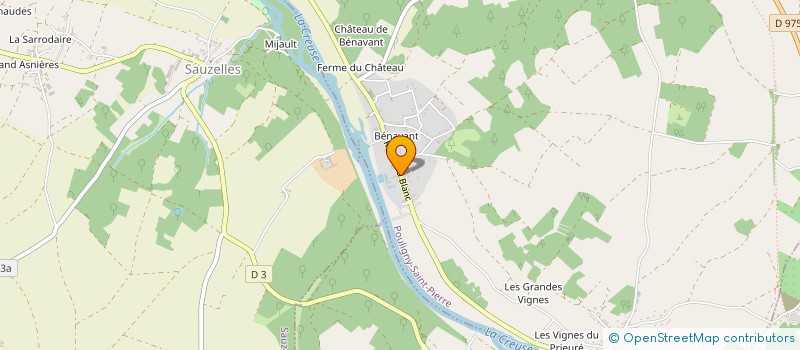 localisation de l'entreprise SCEA CARP-BRENNE à POULIGNY-SAINT-PIERRE