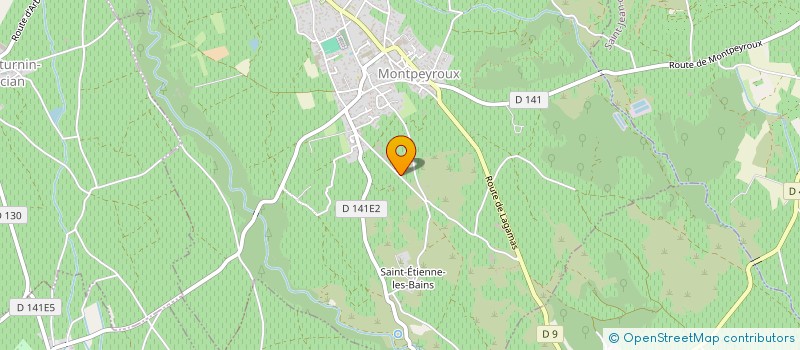 localisation de l'entreprise SCEA CASSAGNE ET VITAILLES à MONTPEYROUX