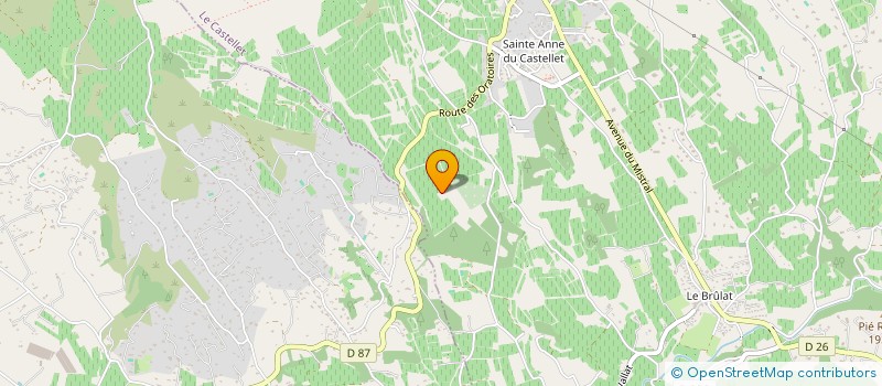 localisation de l'entreprise SCEA CASTILLON à LE CASTELLET