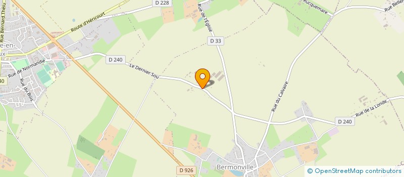 localisation de l'entreprise SCEA CAUX PORCS  TERRES-DE-CAUX