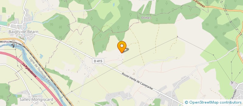 localisation de l'entreprise SCEA CAZALET à ORTHEZ