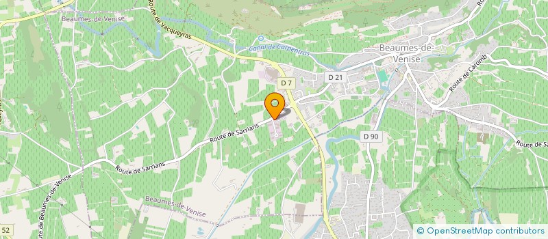 localisation de l'entreprise SCEA CHABRAN  BEAUMES-DE-VENISE
