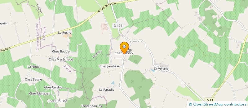 localisation de l'entreprise SCEA CHAINIER FRERES à MONTMERAC