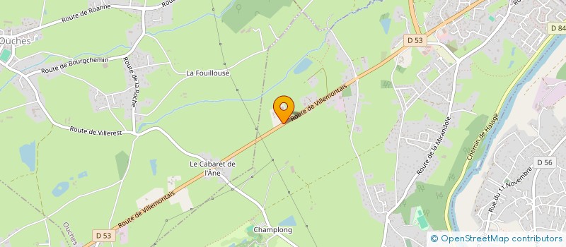 localisation de l'entreprise SCEA CHAIZE ET GOUTELLE  VILLEREST