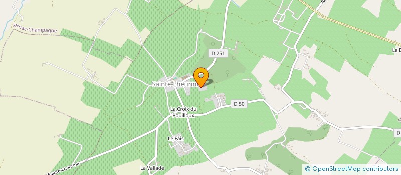 localisation de l'entreprise SCEA CHAMBEAU à SAINTE-LHEURINE